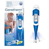 GERATHERM Fieberthermometer Baby flex/Digitales Fieberthermometer mit flexibler Spitze/Thermometer...