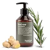 Jean & Len Handseife Rosemary & Ginger, reinigt beanspruchte Hände, für die tägliche Anwendung,...