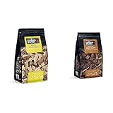 Weber 17621 Räucherchips Apfelholz, 700 g, dezentes, süßes Apfelaroma, Räuchern, Aroma, Grillen...