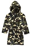 CityComfort Morgenmantel Kinder, Frottee Camouflage Kinderbademantel Junge, Fleece Morgenmantel...