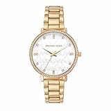 Michael Kors - Pyper Collection, Goldfarbene Armbanduhr aus legiertem Stahl für Damen MK4666