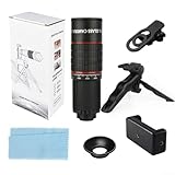 Sisinkal Handy Kamera Objektiv 22X Tele Zoom Objektiv mit Stativ HD Fotografie Zubehör für...