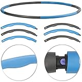 PEARL Sports Hola Hoop: Hula-Hoop-Reifen, Schaumstoff-Mantel, Massage-Noppen, 1,2 kg, Ø 100 cm...