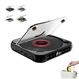 Tragbarer CD-Player mit Bluetooth 5.3, persönlicher CD-Player für Zuhause, wiederaufladbarer...