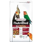 VERSELE-LAGA - NutriBird G14 Tropical - Extrudierte Pellets - Erhaltungsfutter für große Sittiche...