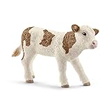 schleich 13802 Fleckvieh Kalb, für Kinder ab 3+ Jahren, FARM WORLD - Spielfigur