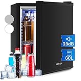 Klarstein Mini Kühlschrank für Zimmer, 30L Mini-Kühlschrank für Getränke & Kosmetik, Kleine...