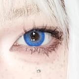 Farbige Kontaktlinsen 1 Paar Hellblau Halloween Rote Ohne Stärke. Topqualität zu Halloween,...