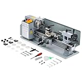 CREWORKS Drehmaschine 550W Metalldrehmaschine 7 x 14 Zoll Tischdrehmaschine 180x350MM Drehbank...