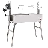 Beeketal 'SGB-8RW' Stand Spießbratengrill mit Grillmotor (ca. 2 U/Min.) höhenverstellbar, extra...