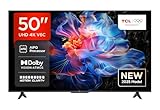TCL 50V6C 50 Zoll Direct LED TV, 4K HDR Fernseher, Smart TV mithilfe von Google TV (Dolby Audio,...