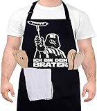 DXDXDXD Star Wars Schürze, mit 2 Taschen 95cm Große Männer Grill Schürze, Lustige Neuheit Kochen...