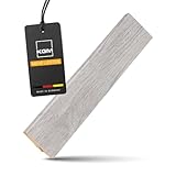 KGM Sockelleiste Mega – foliert Eiche MDF Fußbodenleiste – Maße: 2400 x 16 x 58 mm – 1...