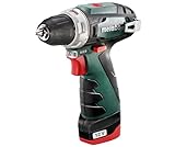 Metabo PowerMaxx BS Basic Akku-Bohrschrauber 12V 2x Li-Ion- Ladegerät LC 12- Kunststoffkoffer -...