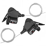 MEGHNA 1 Paar Fahrrad Schalthebel Fahrrad-Schaltungen 3x8/9/10 Fach Schaltung Bike Shifter...