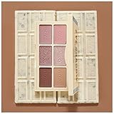 Qing beauty palette Mode Schokolade Matte Lidschatten 6 Farben Palette Natürliche Schimmer Glitzer...