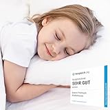 Kinderkopfkissen Kissen 40x60 - Ergonomisches Kissen Kinder für weiche Träume - Komfortkissen...