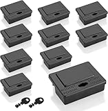 Set Köderbox für Mäuse I Sichere Mäuseköderbox für Mäusegift I Köderstation zum Auslegen von...