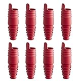 XBOKA 8 Stück Weinstopfen Flasche Frische Konservierer Weinflaschenverschlüsse Silikon Textur...