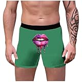 QJDFLL Geschenk Zum Hochzeitstag Frau Männer Außenhandel 3D Lip Print Atmungsaktive...