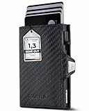 SF SCOFIELD Duality Classic Slim Wallet mit Münzfach | Kartenetui Herren für 9-10 Karten |...