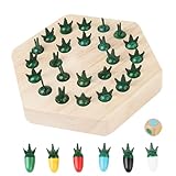 Mihauuke Karottenspielzeug, Memory-Spiel aus Holz | Karotten-Memory-Spiel aus Holz für Kinder |...