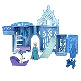 Mattel Disney Die Eiskönigin“ Spielzeug, Elsas Stapelschloss Puppenhaus-Spielset mit kleiner...