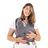 Baby Tragetuch-Leichtes Anziehen (Easy-On) - Unisex - Babytrage Neugeborene - Multi-Use - Bis 10kg -...