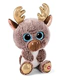 NICI GLUBSCHIS Kuscheltier Rentier Chocolate Mousse 15cm – braun – Weiches Plüschtier –...