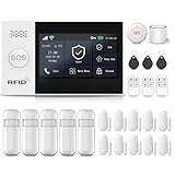 XNH 4G + WLAN Alarmanlage Haus mit 4.3'' Touch Screen, Smart Komplettsysteme mit APP, Sicherheit,...