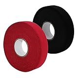 Jortmrd 2 Rollen Schläger Tape Eishockey Anti-Rutsch Hockey Tape Hockeyschläger Tape 2,5cm*25m...