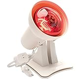 HOVCEH Rotlichtlampe Wärmelampe, 150W Infrarotlampe Therapie mit Timer & Dimmer,Tragbarer Infrarot...
