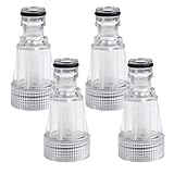 4 Stück Wasserfilter für Hochdruckreiniger, 3/4' Anschluss für Hochdruckreiniger mit...