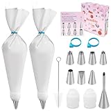 Rezolite Spritzbeutel – Spritzbeutel Mit Tüllen, 15-Teilig Spritztüllen Set mit 2 Stücke...