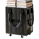 Einkaufstasche mit Rollen, zusammenklappbar, großer Rollwagen mit Griff, Einkaufstaschen für...