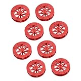 Angoily 8 Stück Teiliges Kunststoff Wasserräder Rot Langlebig und Leicht für DIY Tischbrunnen...