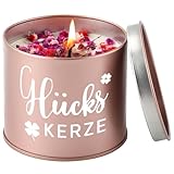 PRSTENLY Weihnachtsgeschenke für Frauen Geburtstag Frau-Glückskerze-9OZ Duftkerzen Hochzeit...