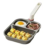 Pfannkuchenpfanne – Eierpfanne mit Antihaftbeschichtung – Backblech Burger für Steak Speck...