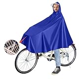 Rawhui Regenponcho Fahrrad Wasserdicht, Regenjacke Fahrrad Damen Herren Unisex Fahrrad Poncho...