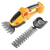Vdaxvme Akku Grasschere Hand Heckenschere Elektrischer Rasentrimmer Tragbare Heckenschere...