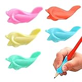 Bleistiftgriffe für Kinder, weiches Silikon, ergonomische Haltungskorrektur, Schreibhilfe in...