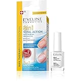 Eveline Cosmetics 8in1 Total Action Professionelle Nagel Aufbau Serum |12 ML | Konzentrierter...