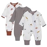 amo nenes 3er Pack Baby Strampler Neugeborene, Baby Jungen Mädchen Overall, Baby Kleidung...