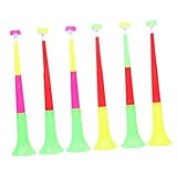 Toyvian 6 Stück Teiliges Fußball fanfaren Laute Zusammenklappbare Tröten für Buntes Party...