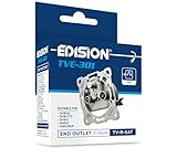 EDISION Antennendose Sat Universal TVE-301, Enddose Stich TV-R-SAT unterputz 3-Loch, geeignet für...