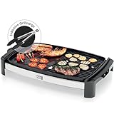 LEBENLANG Elektrogrill mit TÜV & GS 2200 Watt - Elektrogrill 4-8 Personen | Tragbarer XXL Grill...