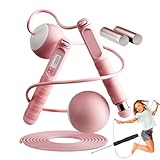 Dayysiuy Intelligentes Springseil - Fitnessgerät mit Datenverfolgung - Gewichtetes Intelligentes...