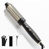 Tresses Touch Thermal Brush, Thermobürste Negativ-Ionen, Wärmebürste Rundbürste mit 2...