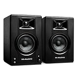 M-Audio BX3 - Aktive 120-Watt Desktop-Computerlautsprecher / Studiomonitore für Gaming,...