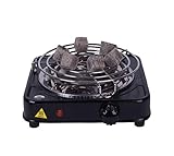 Premium Shisha Kohleanzünder elektrisch für Shisha Kohle - 5 Stufen Hitze, Kohlen Ofen,...